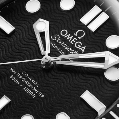 Omega Seamaster Diver 300M Schwarzes Zifferblatt 42mm Automatik Herrenuhr O21032422001003 – Bild 4