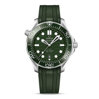 Omega Seamaster Diver 300m Co-Axial Master Chronometer 42mm Herrenuhr Grün O21032422010001