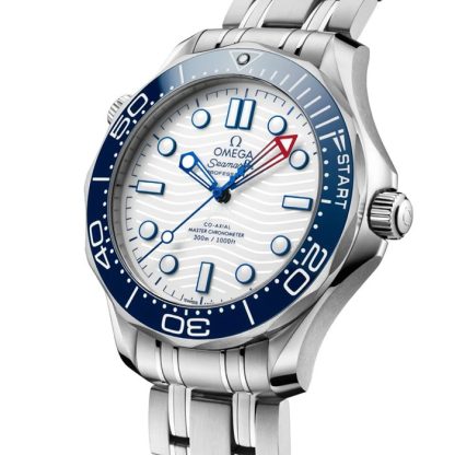 Omega Seamaster Diver Americas Cup 300m 42mm Herrenuhr weiß O21030422004002 – Bild 2