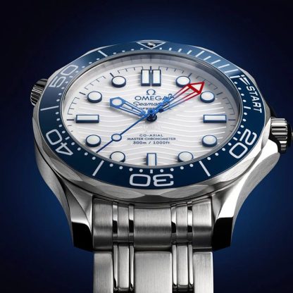 Omega Seamaster Diver Americas Cup 300m 42mm Herrenuhr weiß O21030422004002 – Bild 4