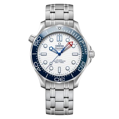 Omega Seamaster Diver Americas Cup 300m 42mm Herrenuhr weiß O21030422004002