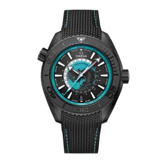 Omega Seamaster Planet Ocean 600M 45,5 mm Herrenuhr Schwarz Keramik auf Kautschukband Blau O21592462201006