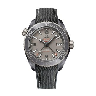 Omega Seamaster Planet Ocean 600M Co-Axial Master Chronometer GMT 45,5mm Herrenuhr grau O21592462299002