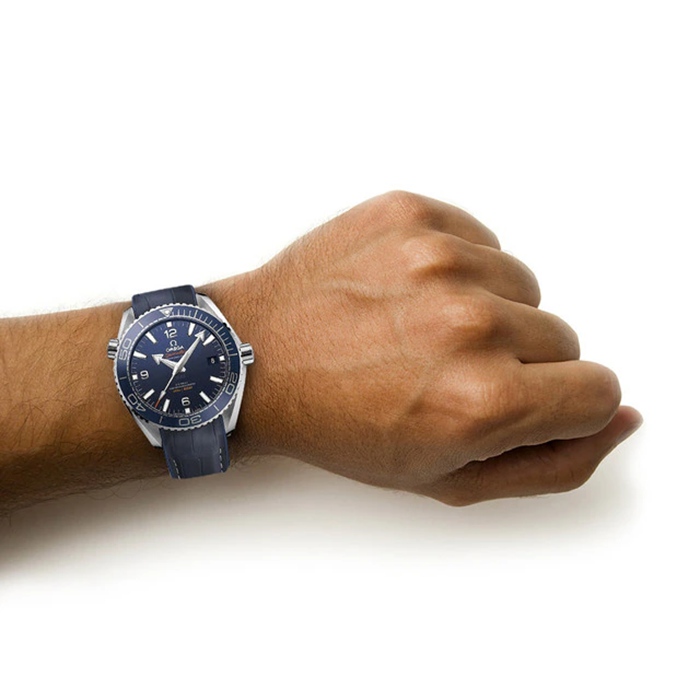 Omega Seamaster Planet Ocean 600M Herren 43.5mm Automatik Co-Axial Blau Taucher Herrenuhr O21533442103001 – Bild 2