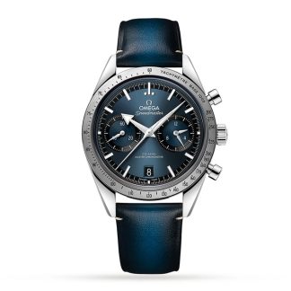 Omega Speedmaster 57 Co-Axial Master Chronometer Chronograph 40,5 mm Herrenuhr blau O33212415103001