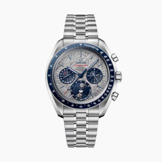 Omega Speedmaster Mondphase 43mm Herrenuhr Stahl Grau O30430435206001