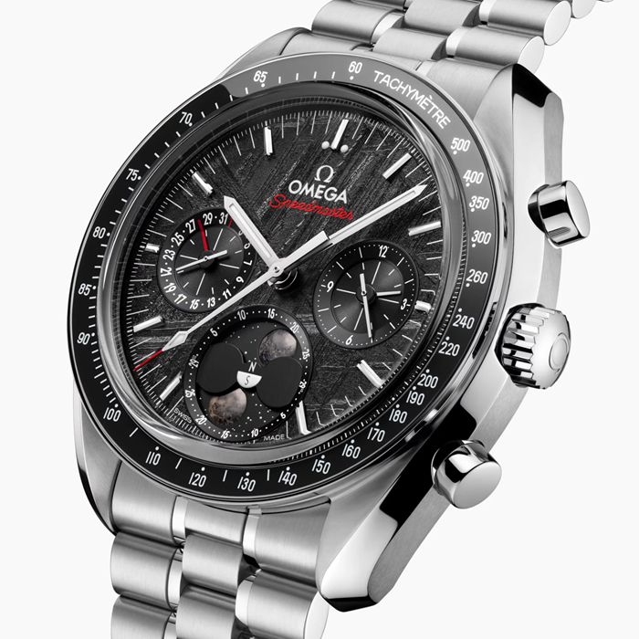Omega Speedmaster Mondphase 43mm Herrenuhr Stahl Schwarz O30430435201001 – Bild 2