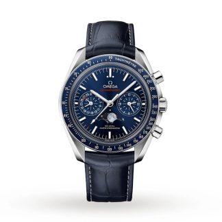 Omega Speedmaster Mondphase Co-Axial Master Chronometer Chronograph Herrenuhr O30433445203001