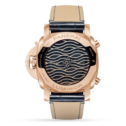 Panerai Luminor Chrono Goldtech Blu Notte PAM01111 – Bild 2