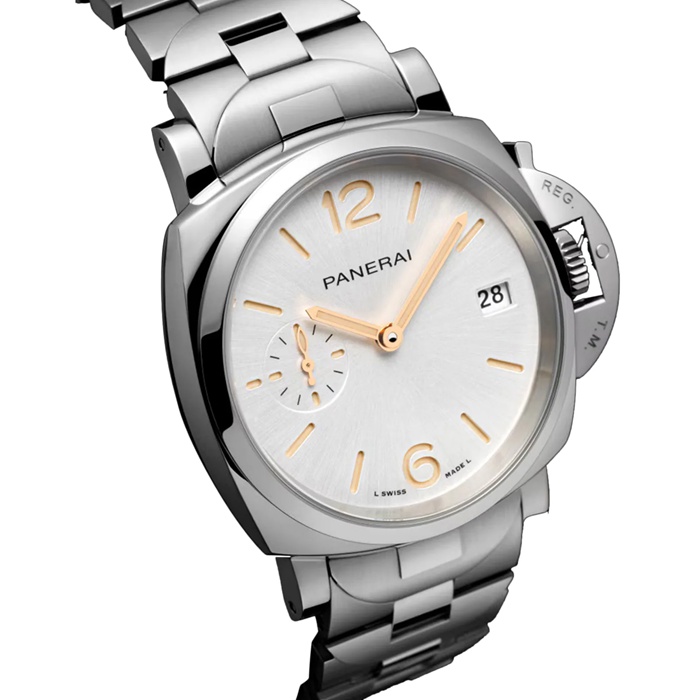 Panerai Luminor Due 38mm Damenuhr weiß PAM01508 – Bild 2