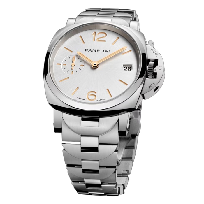 Panerai Luminor Due 38mm Damenuhr weiß PAM01508 – Bild 3