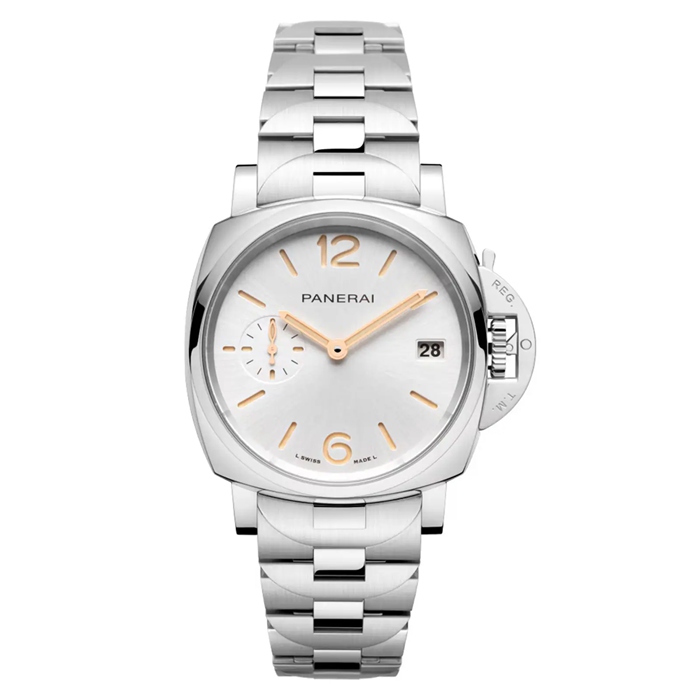 Panerai Luminor Due 38mm Damenuhr weiß PAM01508