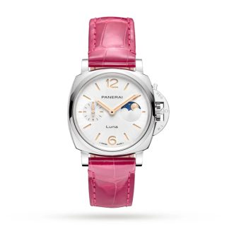 Panerai Luminor Due Luna Mondphase 38mm Damenuhr Rosa PAM01180