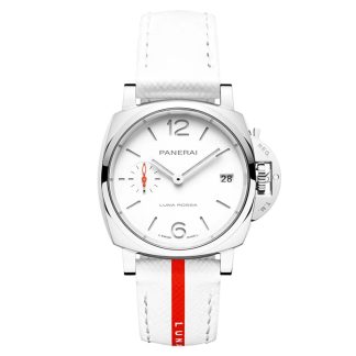 Panerai Luminor Due Luna Rossa 38mm Damenuhr Weiß PAM01378