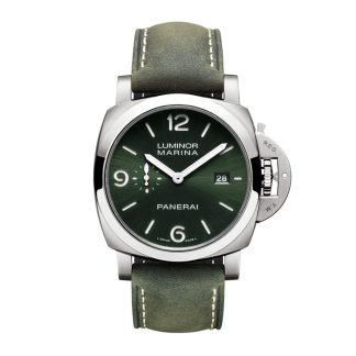Panerai Luminor Marina Titanio 44mm Herrenuhr Grün PAM03325