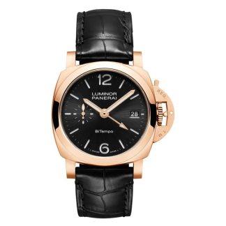 Panerai Luminor Quaranta BiTempo Goldtech 40mm Herrenuhr schwarz PAM01641