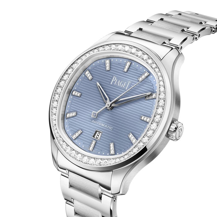 Piaget Polo Date 36mm Damenuhr Blau G0A47027 – Bild 2