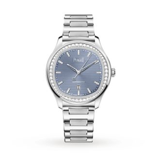 Piaget Polo Date 36mm Damenuhr Blau G0A47027