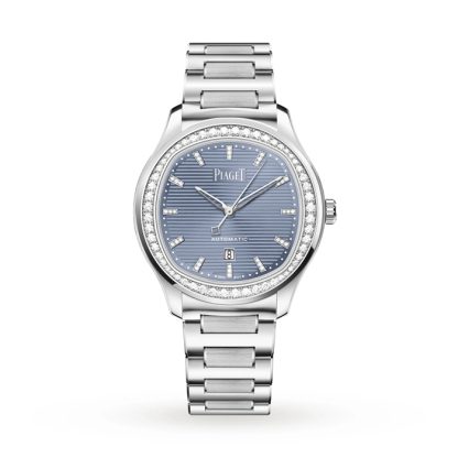 Piaget Polo Date 36mm Damenuhr Blau G0A47027