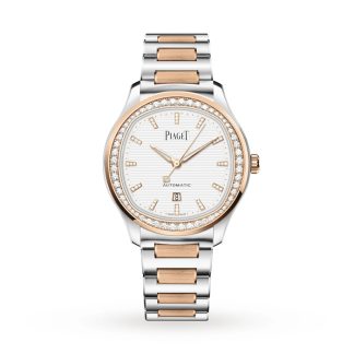 Piaget Polo Date 36mm Damenuhr Weiß G0A48026