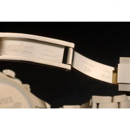 Replica Rolex Daytona Cosmograph Regenbogenkristalle Lünette Rose Gold Armband Schwarzes Zifferblatt 80251 – Bild 7