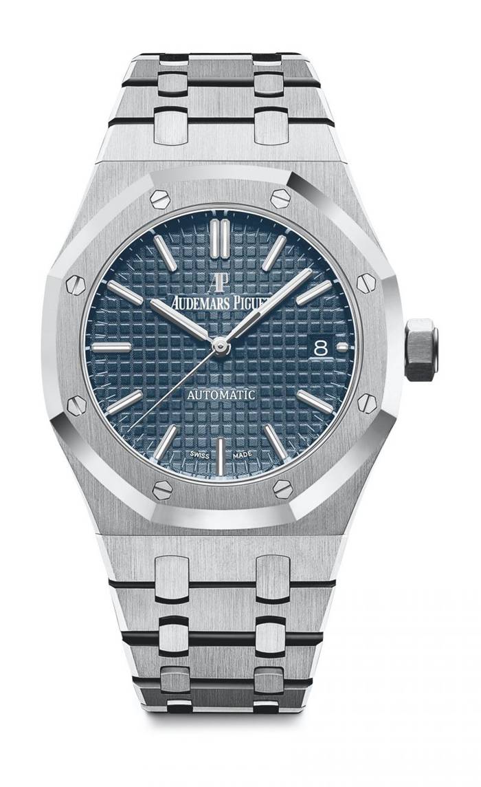 Replik Audemars Piguet Royal Eiche Selbstaufzug Blau 15450ST.OO.1256ST.03