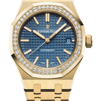 Replik Audemars Piguet Royal Eiche Selbstaufzug Blau 15451BA.ZZ.1256BA.01