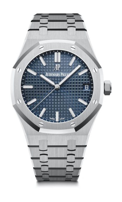 Replik Audemars Piguet Royal Eiche Selbstaufzug Blau 15500ST.OO.1220ST.01