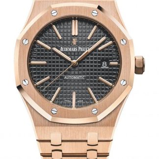 Replik Audemars Piguet Royal Eiche Selbstaufzug Schwarz 15400OR.OO.1220OR.01