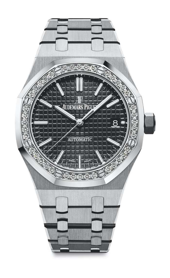 Replik Audemars Piguet Royal Eiche Selbstaufzug Schwarz 15451ST.ZZ.1256ST.01