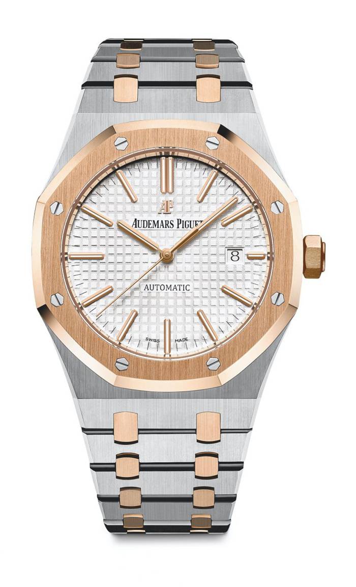 Replik Audemars Piguet Royal Eiche Selbstaufzug Silber 15400SR.OO.1220SR.01