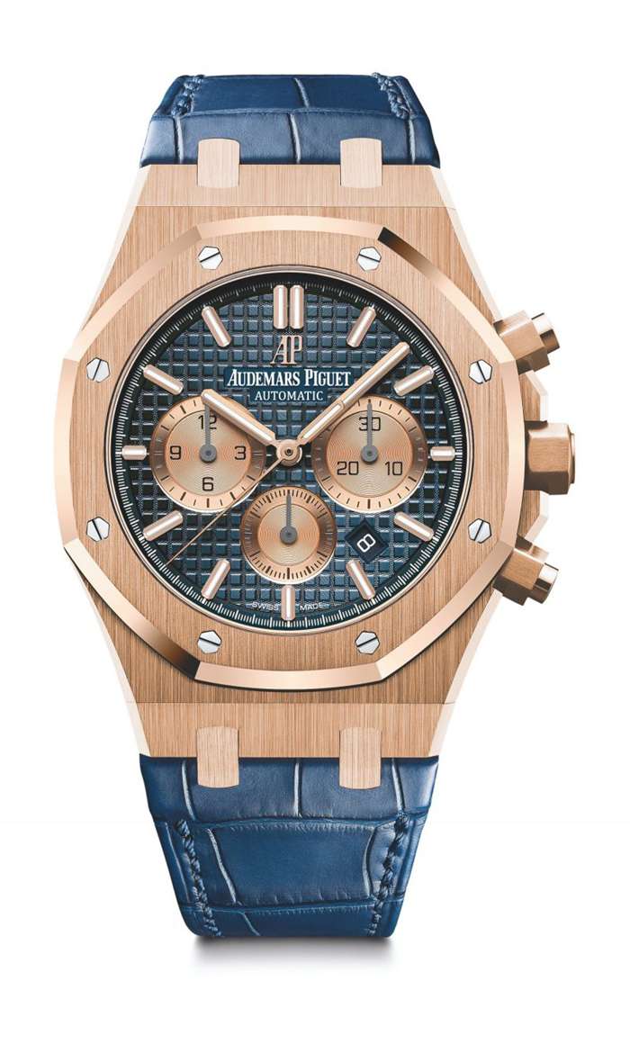 Replik Audemars Piguet Royal Oak Chronograph mit Selbstaufzug Blau 26331OR.OO.D315CR.01