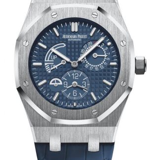 Replik Audemars Piguet Royal Oak Dual Time Blau 26124ST.OO.D018CR.01