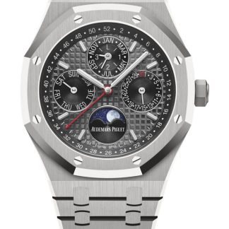 Replik Audemars Piguet Royal Oak Ewiger Kalender Grau 26609TI.OO.1220TI.01