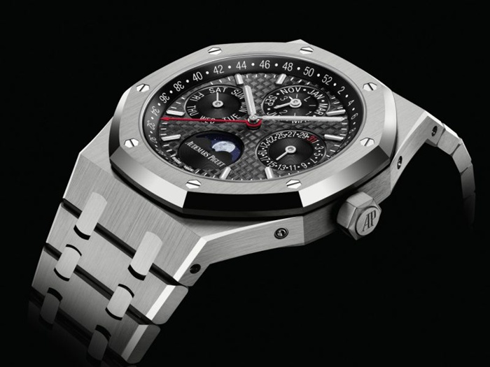 Replik Audemars Piguet Royal Oak Ewiger Kalender Grau 26609TI.OO.1220TI.01 – Bild 5