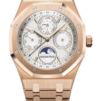 Replik Audemars Piguet Royal Oak Ewiger Kalender Silber 26574OR.OO.1220OR.01