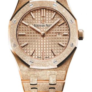 Replik Audemars Piguet Royal Oak Gold mattiert Quarz Gold 67653OR.GG.1263OR.02