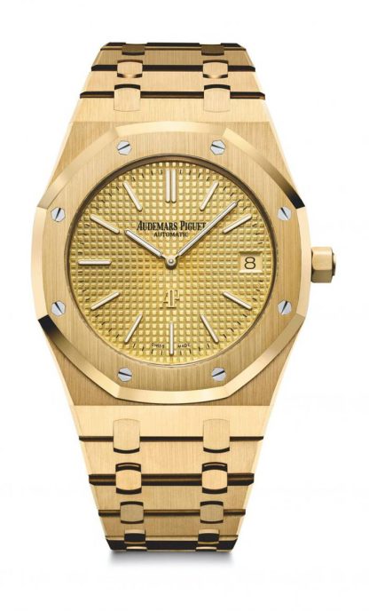 Replik Audemars Piguet Royal Oak Jumbo Extra-Thin Gold 15202BA.OO.1240BA.02