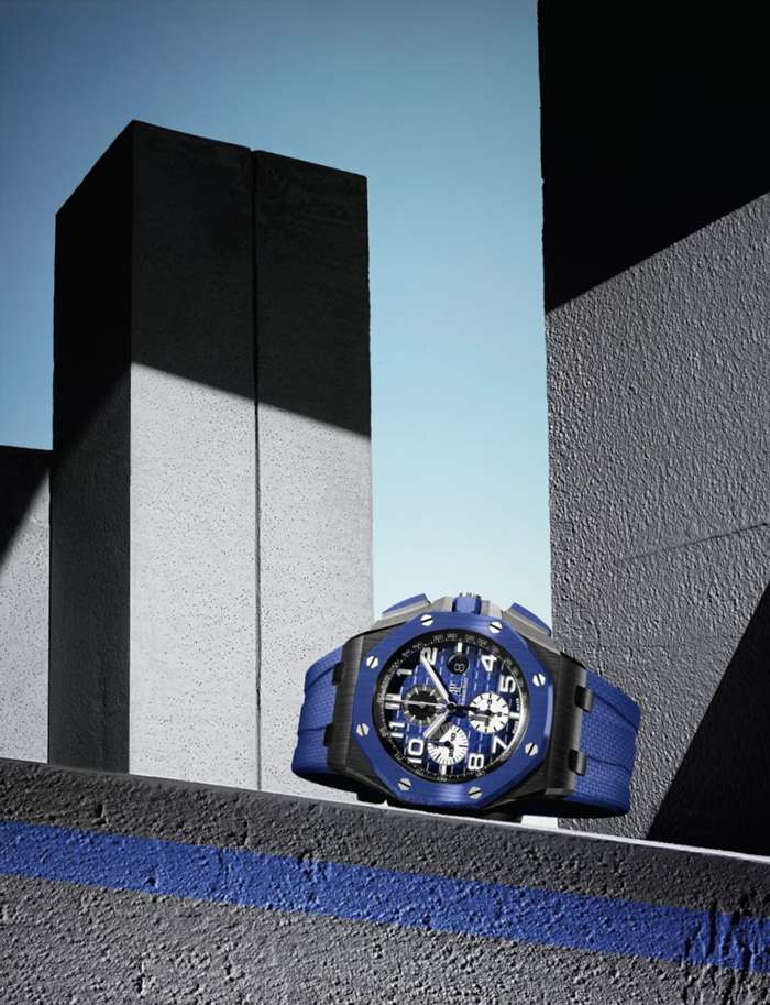 Replik Audemars Piguet Royal Oak Offshore Chronograph Automatik Blau 26405CE-OO-A030CA-01 – Bild 3