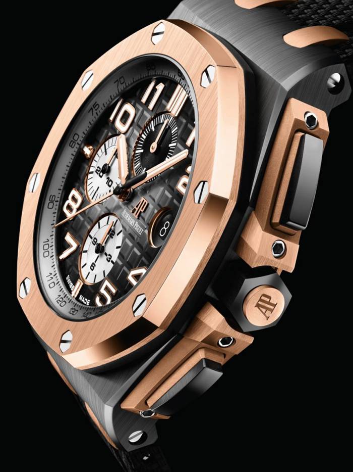 Replik Audemars Piguet Royal Oak Offshore Chronograph Automatik Grau 26405NR-OO-A002CA-01 – Bild 2