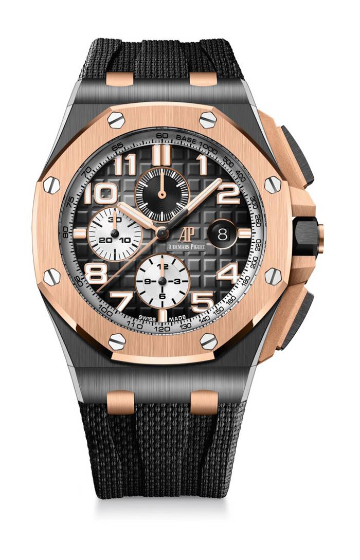 Replik Audemars Piguet Royal Oak Offshore Chronograph Automatik Grau 26405NR-OO-A002CA-01