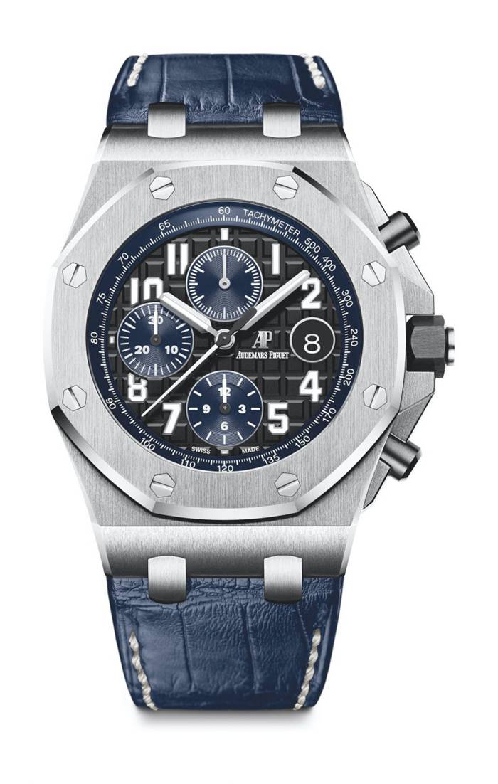 Replik Audemars Piguet Royal Oak Offshore Chronograph mit Selbstaufzug Blau 26470ST.OO.A028CR.01
