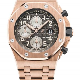 Replik Audemars Piguet Royal Oak Offshore Chronograph mit Selbstaufzug Grau 26470OR.OO.1000OR.02