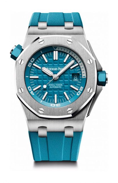 Replik Audemars Piguet Royal Oak Offshore Diver Blau 15710ST.OO.A032CA.01