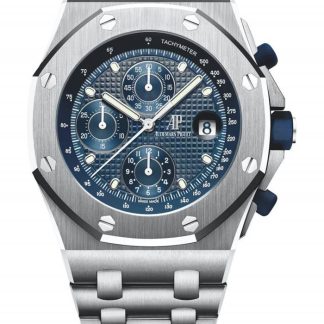 Replik Audemars Piguet Royal Oak Offshore Selbstaufzug Chronograph Blau 26237ST.OO.1000ST.01