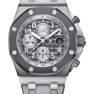 Replik Audemars Piguet Royal Oak Offshore Selbstaufzug Chronograph Grau 26470IO.OO.A006CA.01