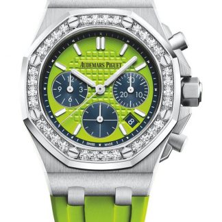 Replik Audemars Piguet Royal Oak Offshore Selbstaufzug Chronograph Grün 26231ST.ZZ.D038CA.01