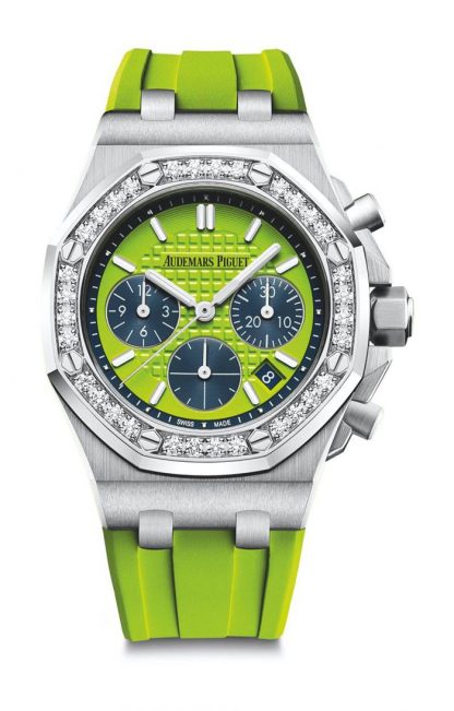Replik Audemars Piguet Royal Oak Offshore Selbstaufzug Chronograph Grün 26231ST.ZZ.D038CA.01
