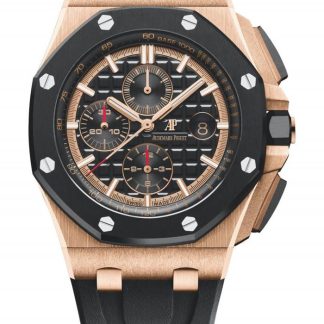 Replik Audemars Piguet Royal Oak Offshore Selbstaufzug Chronograph Schwarz 26401RO.OO.A002CA.02