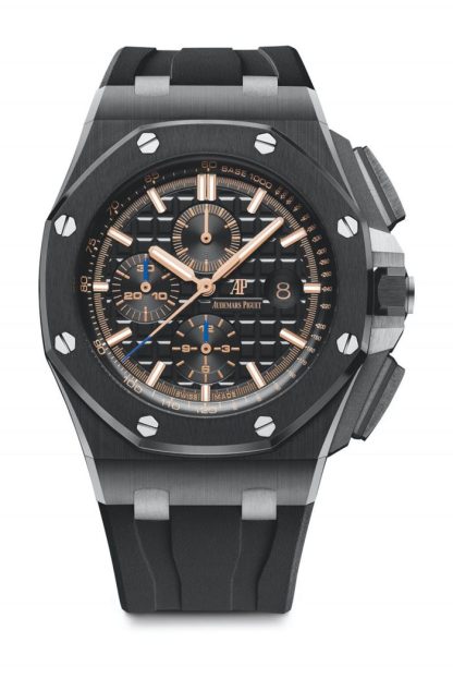 Replik Audemars Piguet Royal Oak Offshore Selbstaufzug Chronograph Schwarz 26405CE.OO.A002CA.02